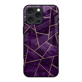 Geometric Purple iPhone 16 Pro Glass Back Cover Online