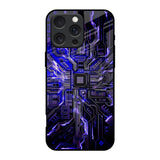 Techno Color Pattern iPhone 16 Pro Glass Back Cover Online