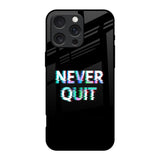 Never Quit iPhone 16 Pro Glass Back Cover Online