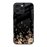 Floating Floral Print iPhone 16 Pro Glass Back Cover Online