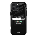 Error iPhone 16 Pro Glass Back Cover Online