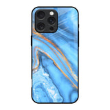 Vibrant Blue Marble iPhone 16 Pro Glass Back Cover Online