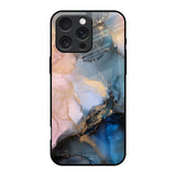 Marble Ink Abstract iPhone 16 Pro Glass Back Cover Online