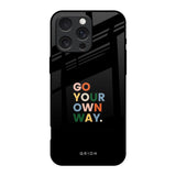 Go Your Own Way iPhone 16 Pro Glass Back Cover Online