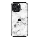Satin White Marble iPhone 16 Pro Glass Back Cover Online