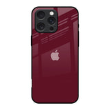 Classic Burgundy iPhone 16 Pro Glass Back Cover Online