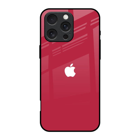Solo Maroon iPhone 16 Pro Glass Back Cover Online