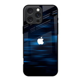 Blue Rough Abstract iPhone 16 Pro Glass Back Cover Online