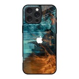 Golden Splash iPhone 16 Pro Glass Back Cover Online