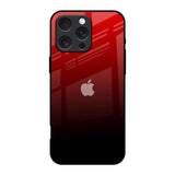 Maroon Faded iPhone 16 Pro Glass Back Cover Online