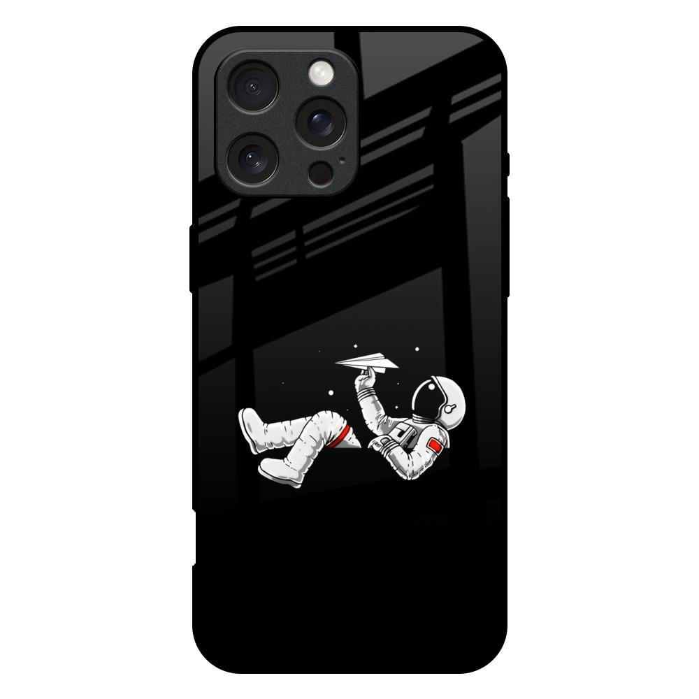 Space Traveller iPhone 16 Pro Max Glass Back Cover Online