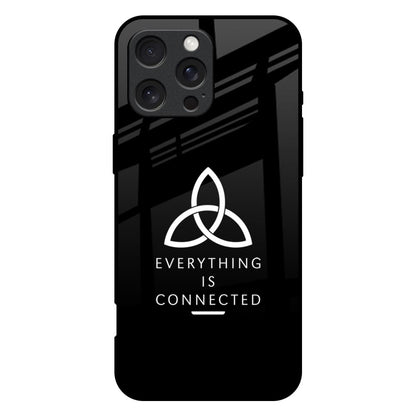 Everything Is Connected iPhone 16 Pro Max Glass Back Cover Online