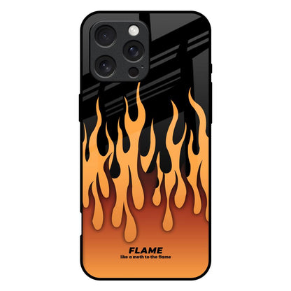 Fire Flame iPhone 16 Pro Max Glass Back Cover Online