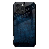 Dark Blue Grunge iPhone 16 Pro Max Glass Back Cover Online