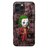 Joker Cartoon iPhone 16 Pro Max Glass Back Cover Online