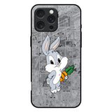 Cute Baby Bunny iPhone 16 Pro Max Glass Back Cover Online
