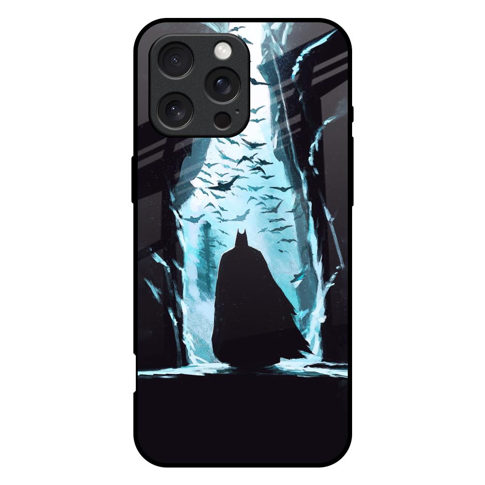 Dark Man In Cave iPhone 16 Pro Max Glass Back Cover Online