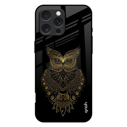 Golden Owl iPhone 16 Pro Max Glass Back Cover Online