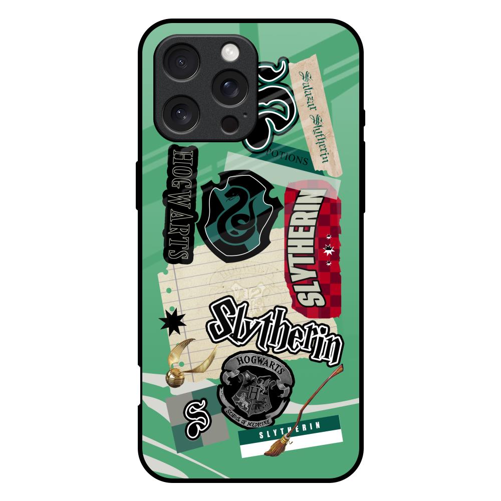 Slytherin iPhone 16 Pro Max Glass Back Cover Online