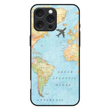 Travel Map iPhone 16 Pro Max Glass Back Cover Online