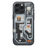Retro Futuristic iPhone 16 Pro Max Glass Back Cover Online