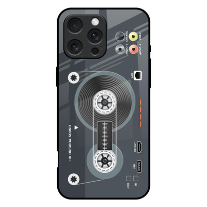 Retro Recorder iPhone 16 Pro Max Glass Back Cover Online