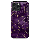 Geometric Purple iPhone 16 Pro Max Glass Back Cover Online