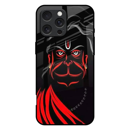 Lord Hanuman iPhone 16 Pro Max Glass Back Cover Online