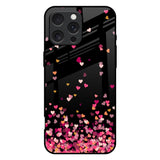 Heart Rain Fall iPhone 16 Pro Max Glass Back Cover Online