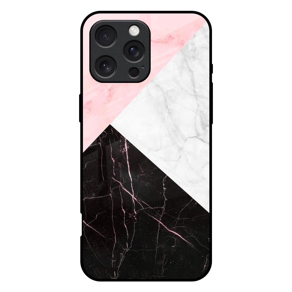 Marble Collage Art iPhone 16 Pro Max Glass Back Cover Online