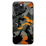 Camouflage Orange iPhone 16 Pro Max Glass Back Cover Online