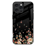 Floating Floral Print iPhone 16 Pro Max Glass Back Cover Online