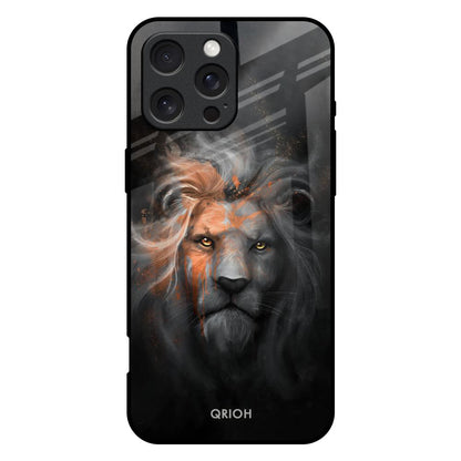 Devil Lion iPhone 16 Pro Max Glass Back Cover Online