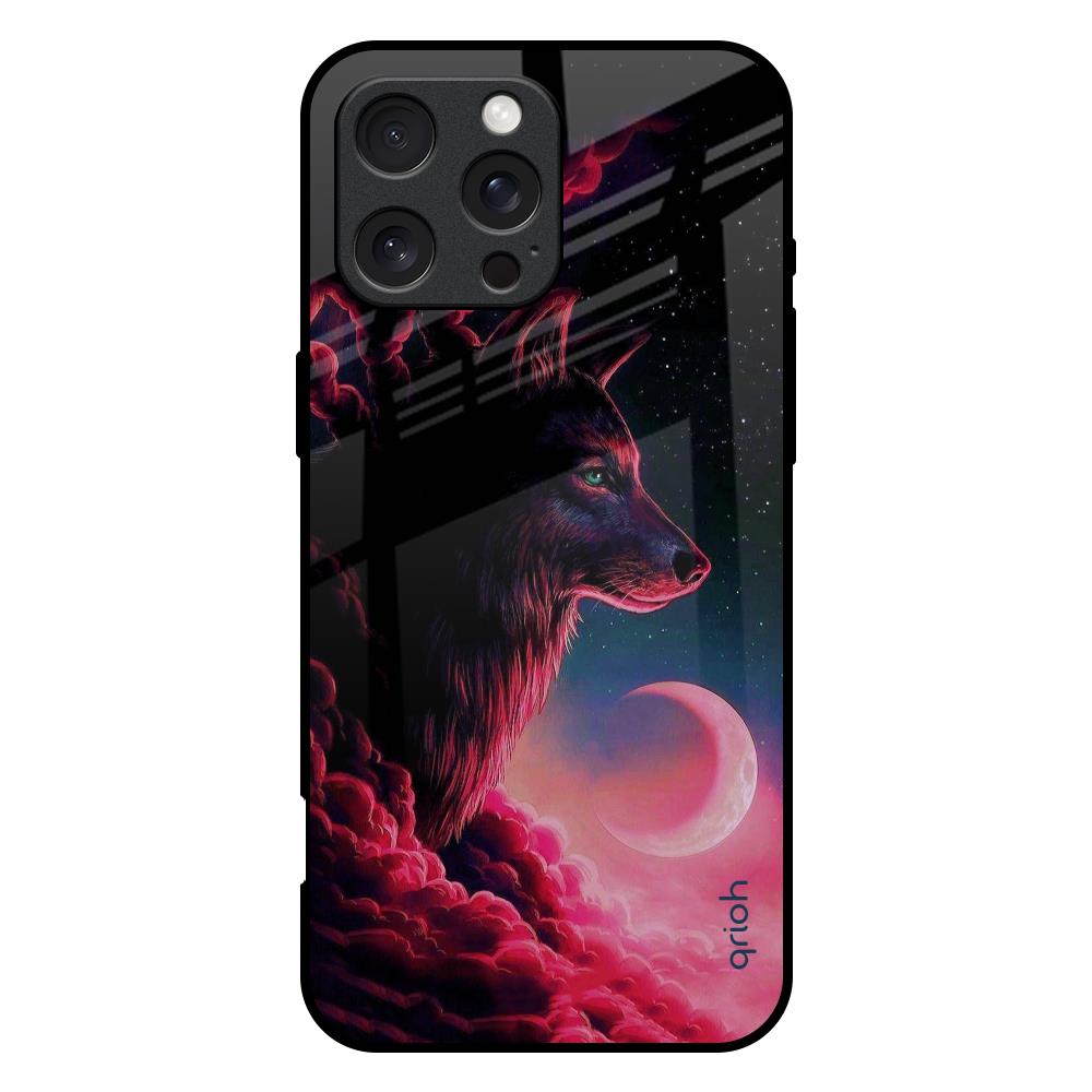 Moon Wolf iPhone 16 Pro Max Glass Back Cover Online