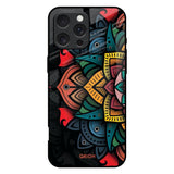 Retro Gorgeous Flower iPhone 16 Pro Max Glass Back Cover Online
