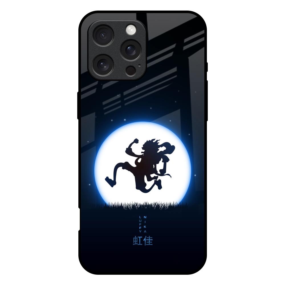 Luffy Nika iPhone 16 Pro Max Glass Back Cover Online