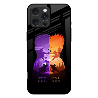 Minimalist Anime iPhone 16 Pro Max Glass Back Cover Online