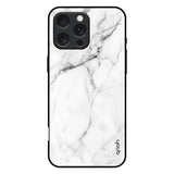 Modern White Marble iPhone 16 Pro Max Glass Back Cover Online