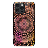 Floral Mandala iPhone 16 Pro Max Glass Back Cover Online