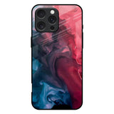 Blue & Red Smoke iPhone 16 Pro Max Glass Back Cover Online