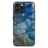 Blue Cool Marble iPhone 16 Pro Max Glass Back Cover Online