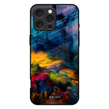 Multicolor Oil Painting iPhone 16 Pro Max Glass Back Cover Online