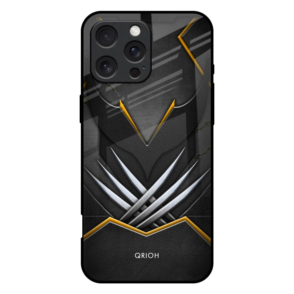 Black Warrior iPhone 16 Pro Max Glass Back Cover Online
