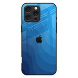 Blue Wave Abstract iPhone 16 Pro Max Glass Back Cover Online
