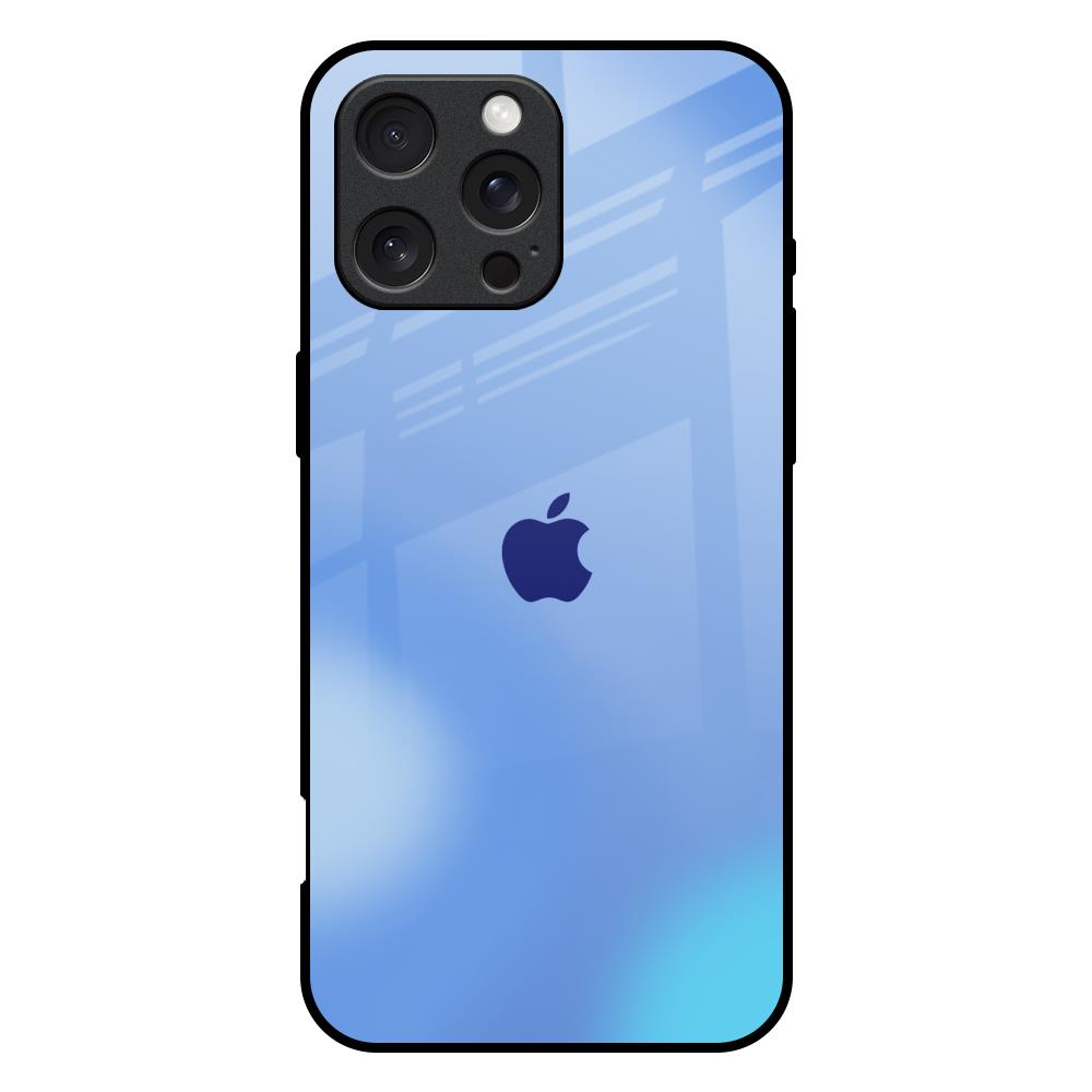 Vibrant Blue Texture iPhone 16 Pro Max Glass Back Cover Online