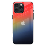 Rainbow Gradient iPhone 16 Pro Max Glass Back Cover Online