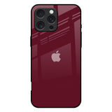 Classic Burgundy iPhone 16 Pro Max Glass Back Cover Online