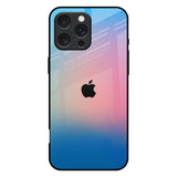 Blue & Pink Ombre iPhone 16 Pro Max Glass Back Cover Online