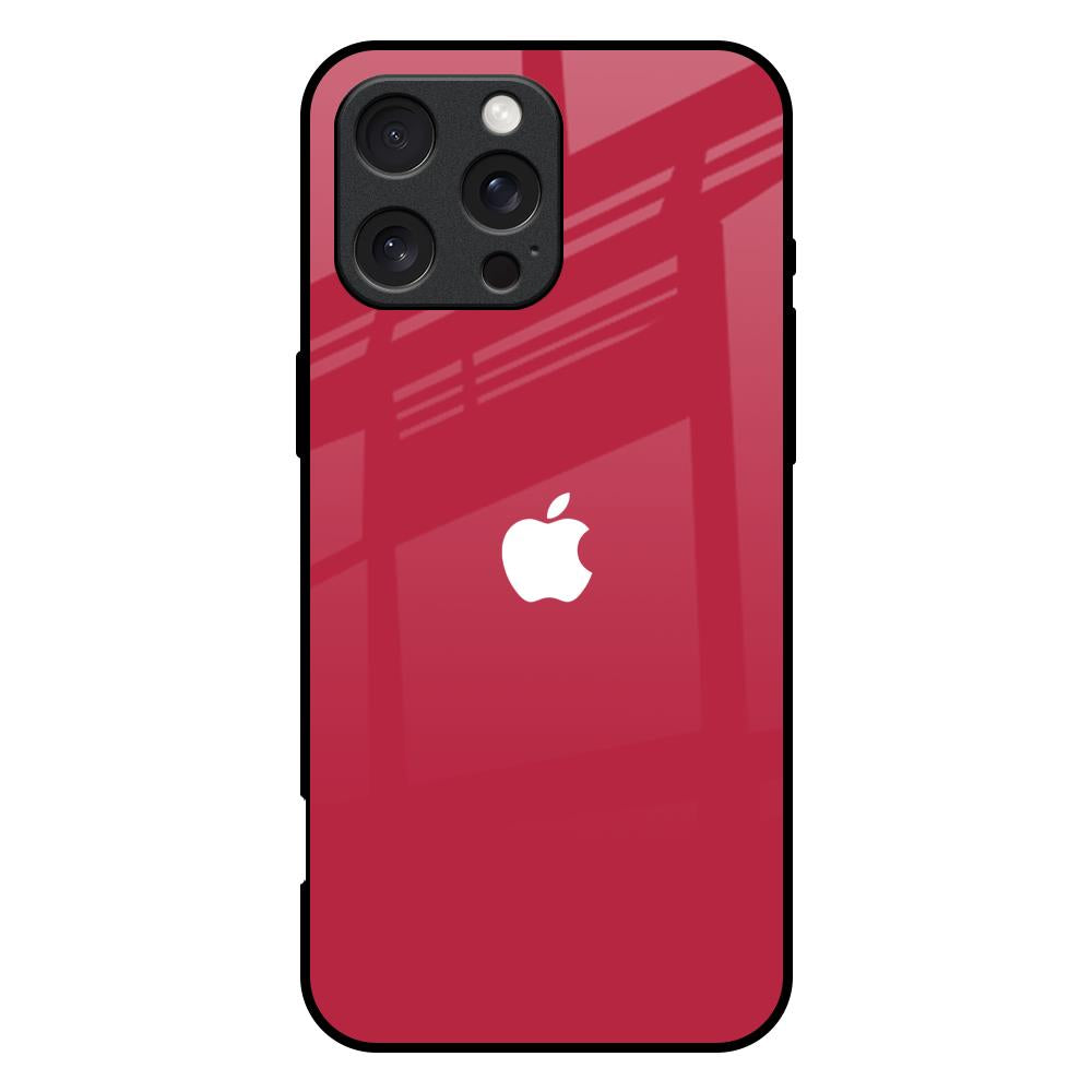 Solo Maroon iPhone 16 Pro Max Glass Back Cover Online