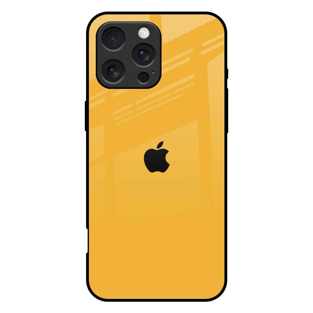 Fluorescent Yellow iPhone 16 Pro Max Glass Back Cover Online